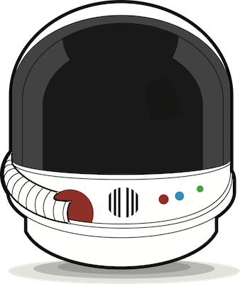 A child’s space helmet.